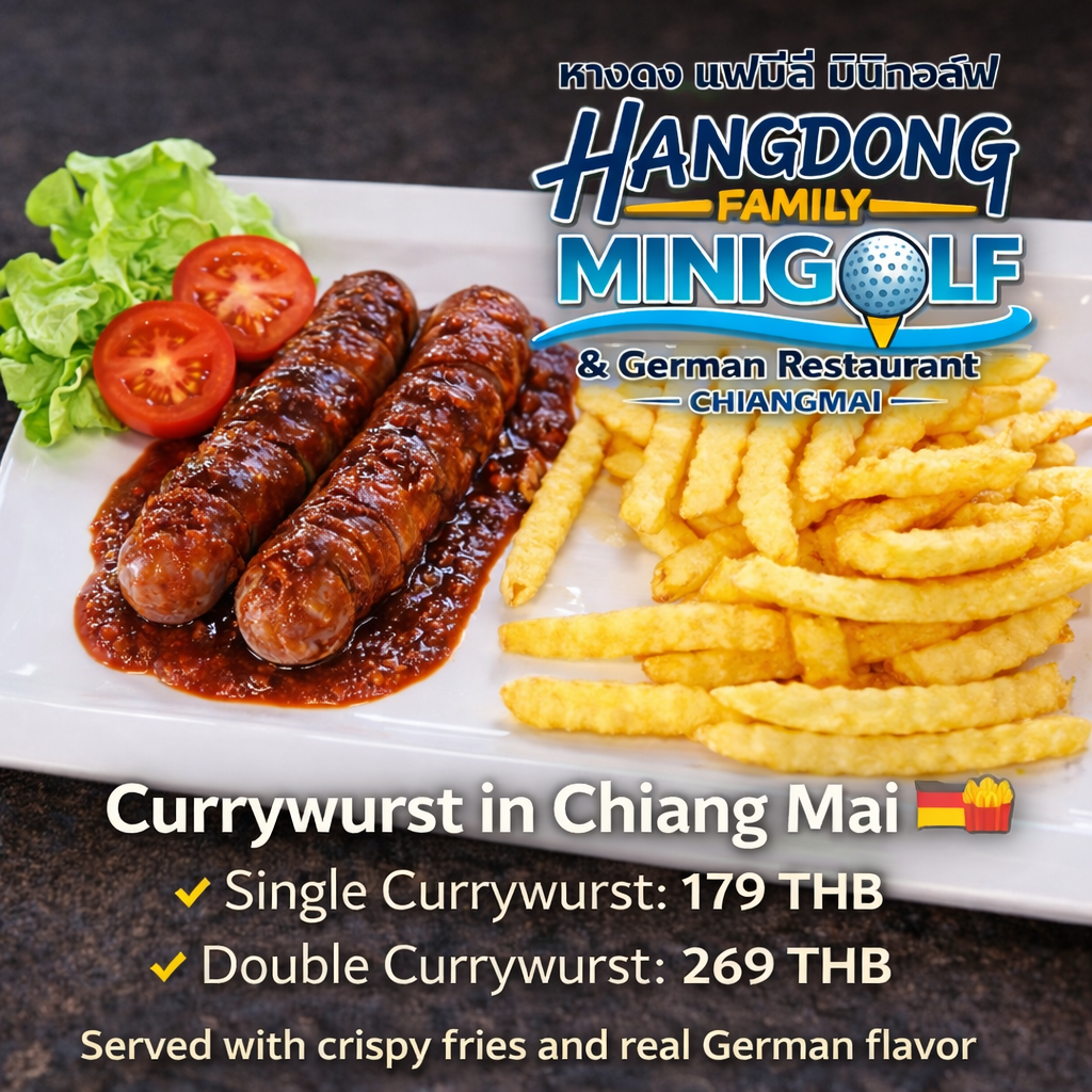 Currywurst in Chiang Mai 🍟
