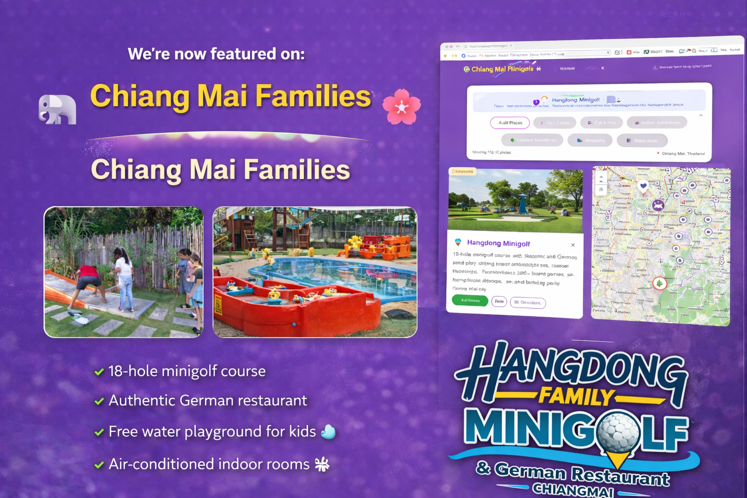 Featured on Chiang Mai Families Map