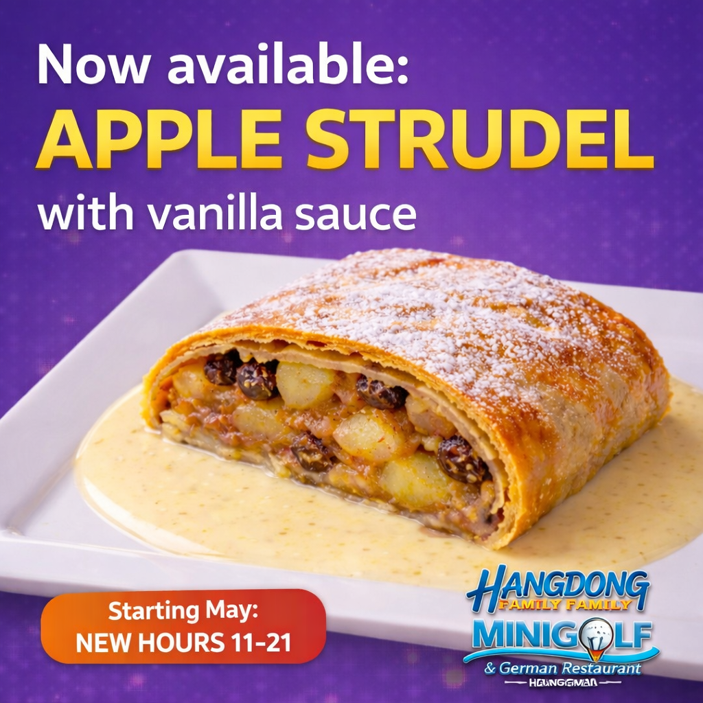 🍎 Now available at Hangdong Minigolf: