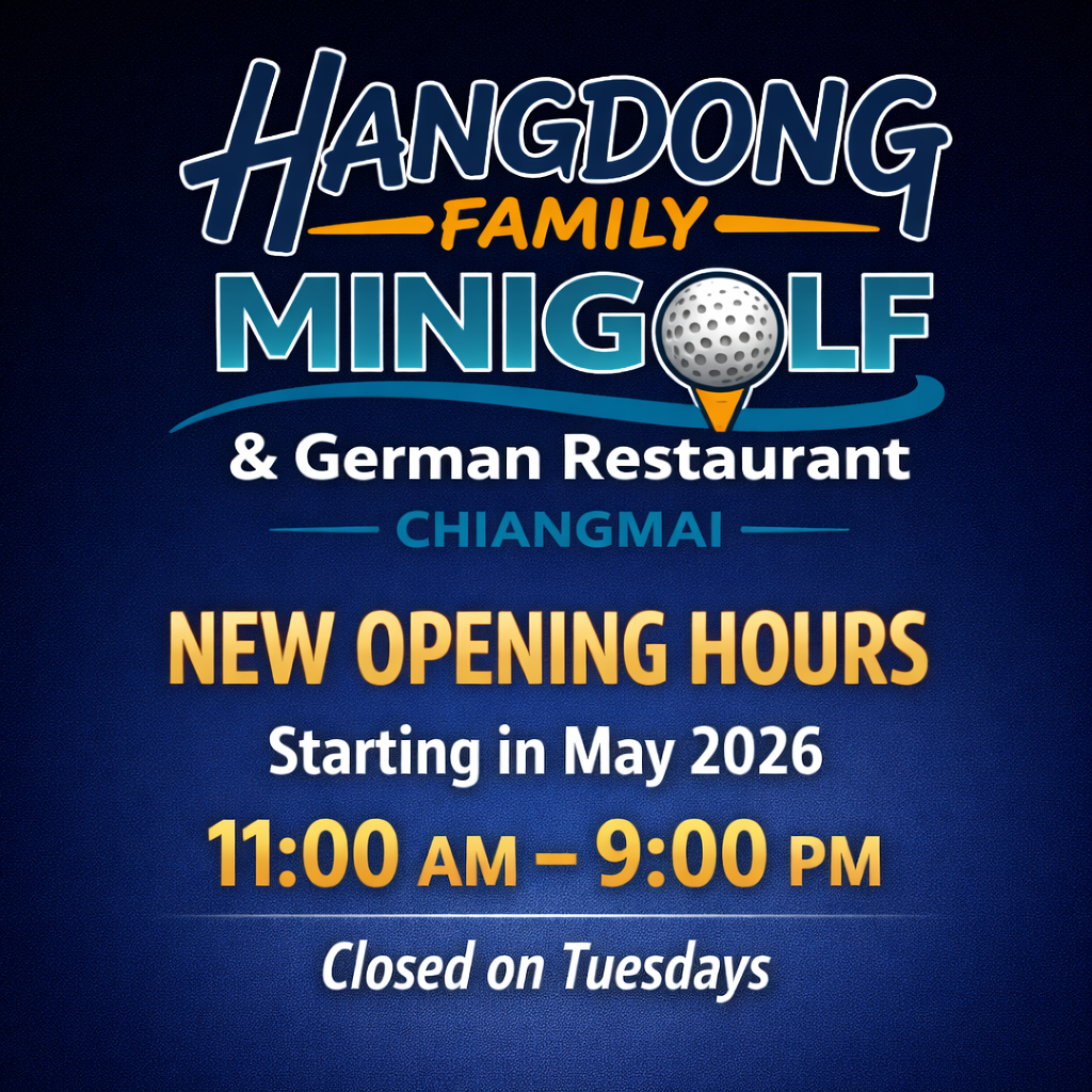 New Opening Hours at Hangdong Minigolf – More Time to Play!