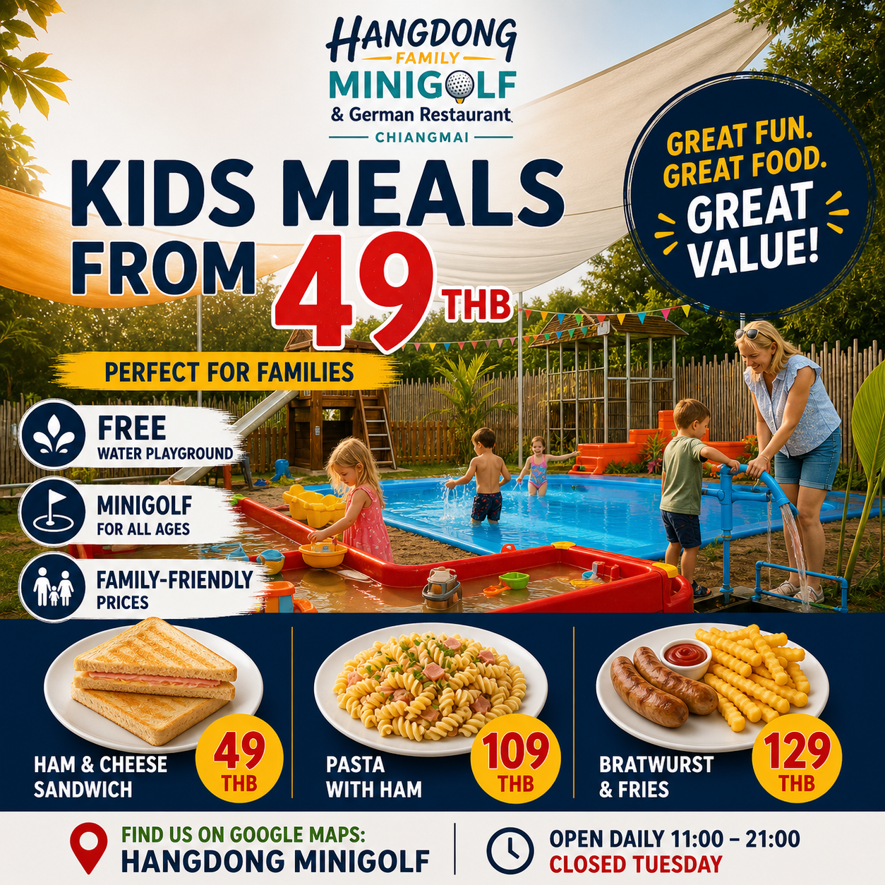 Kids Meals from 49 THB – Family Time Made Easy