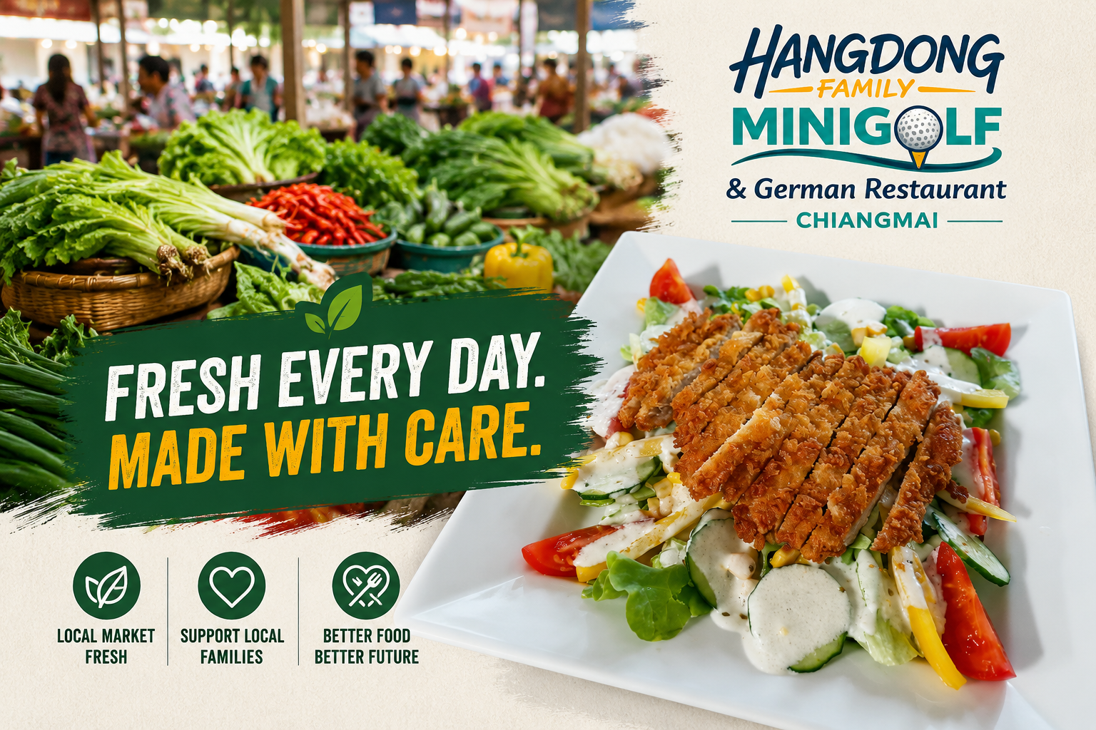 Fresh Ingredients Every Day – Why We Shop at Hang Dong Market Every Morning