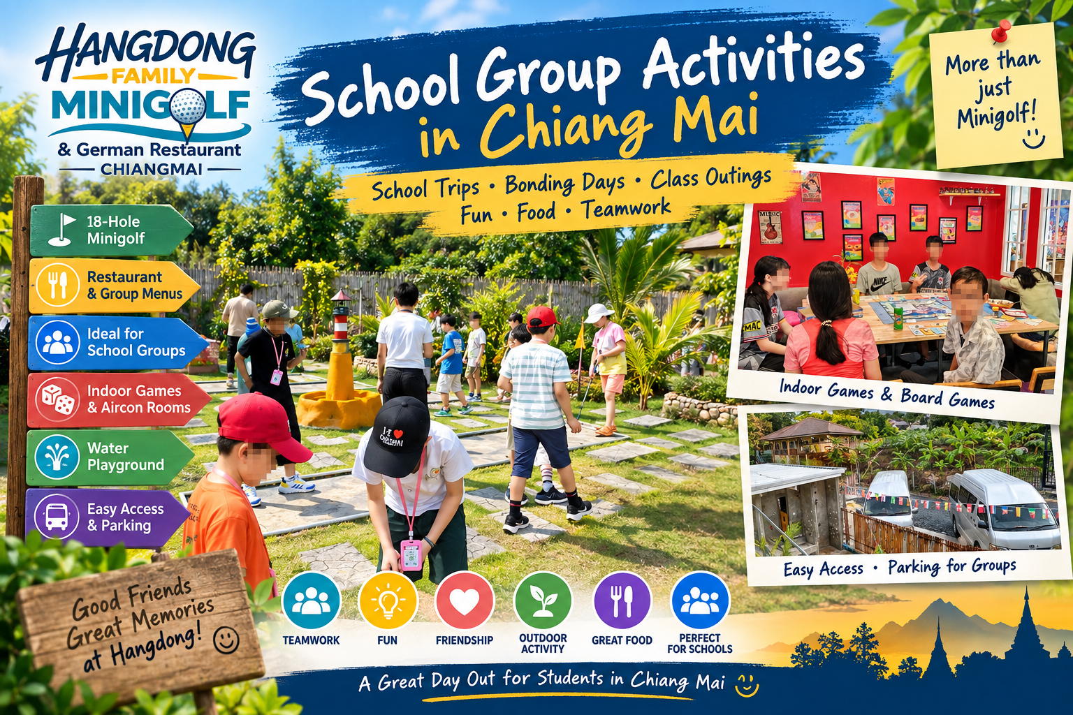 School Group Activities in Chiang Mai – Ideas for School Trips, Bonding Days & Class Outings