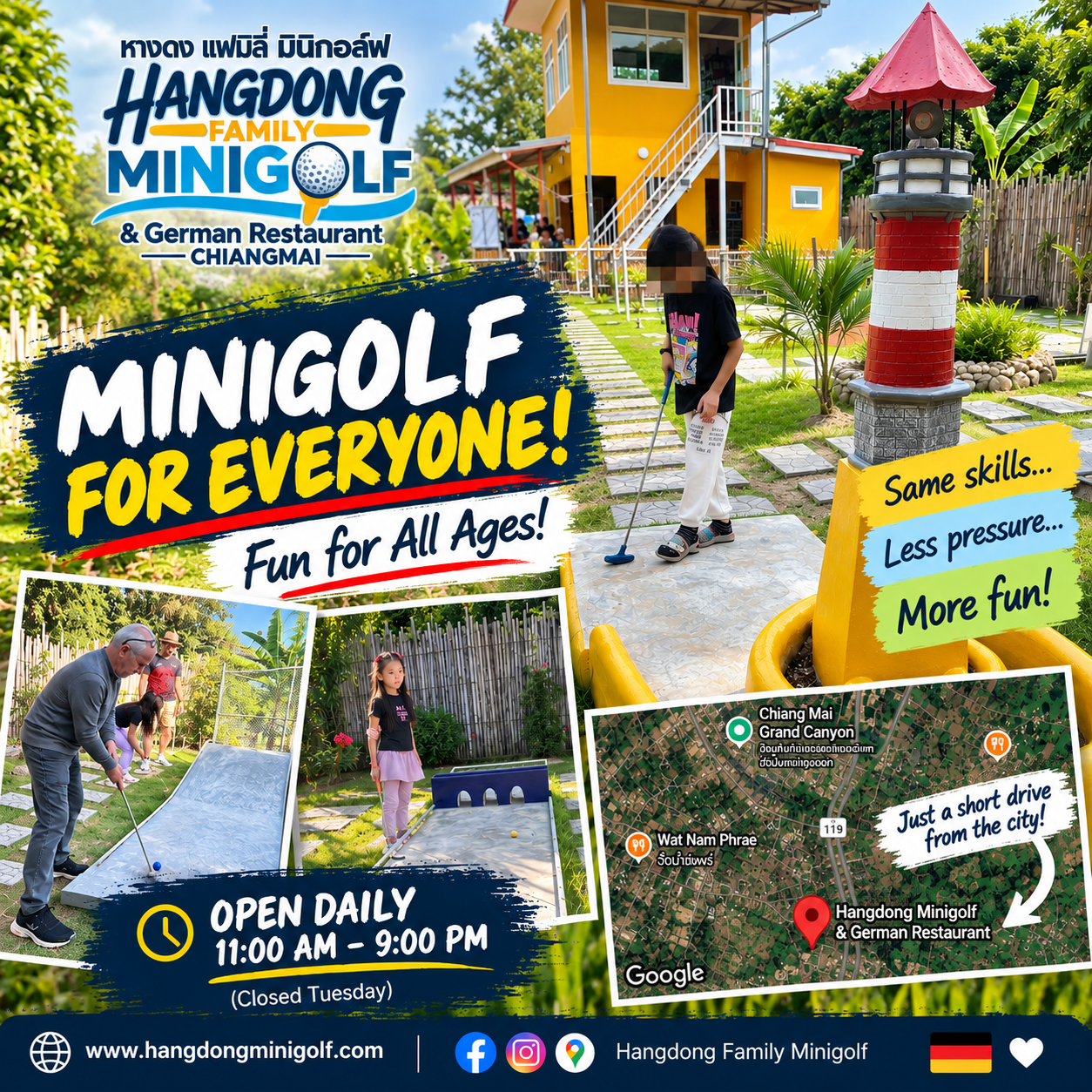 ⛳ Minigolf in Chiang Mai: Golf for Everyone, Fun for All Ages