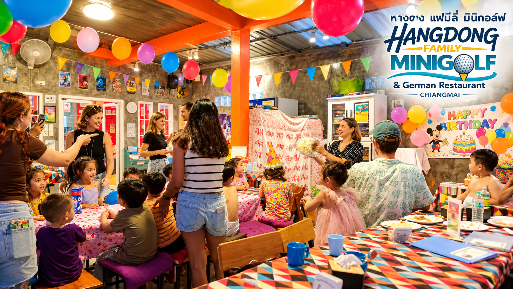 Kids’ Birthday Parties, Family Celebrations & Group Events in Chiang Mai