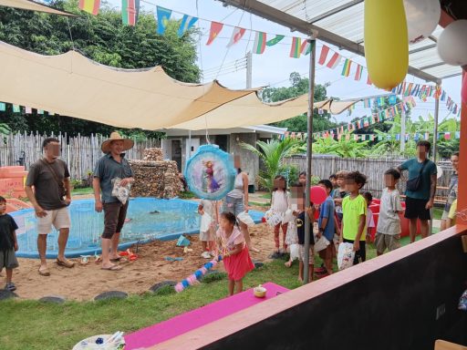 kids birthday party Chiang Mai Hangdong family event outdoor group